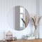 Flash Furniture 30" Round Silver Metal Framed Accent Wall Mirror HFKHD-0GD-CRE8-102315-GG - alternate 1